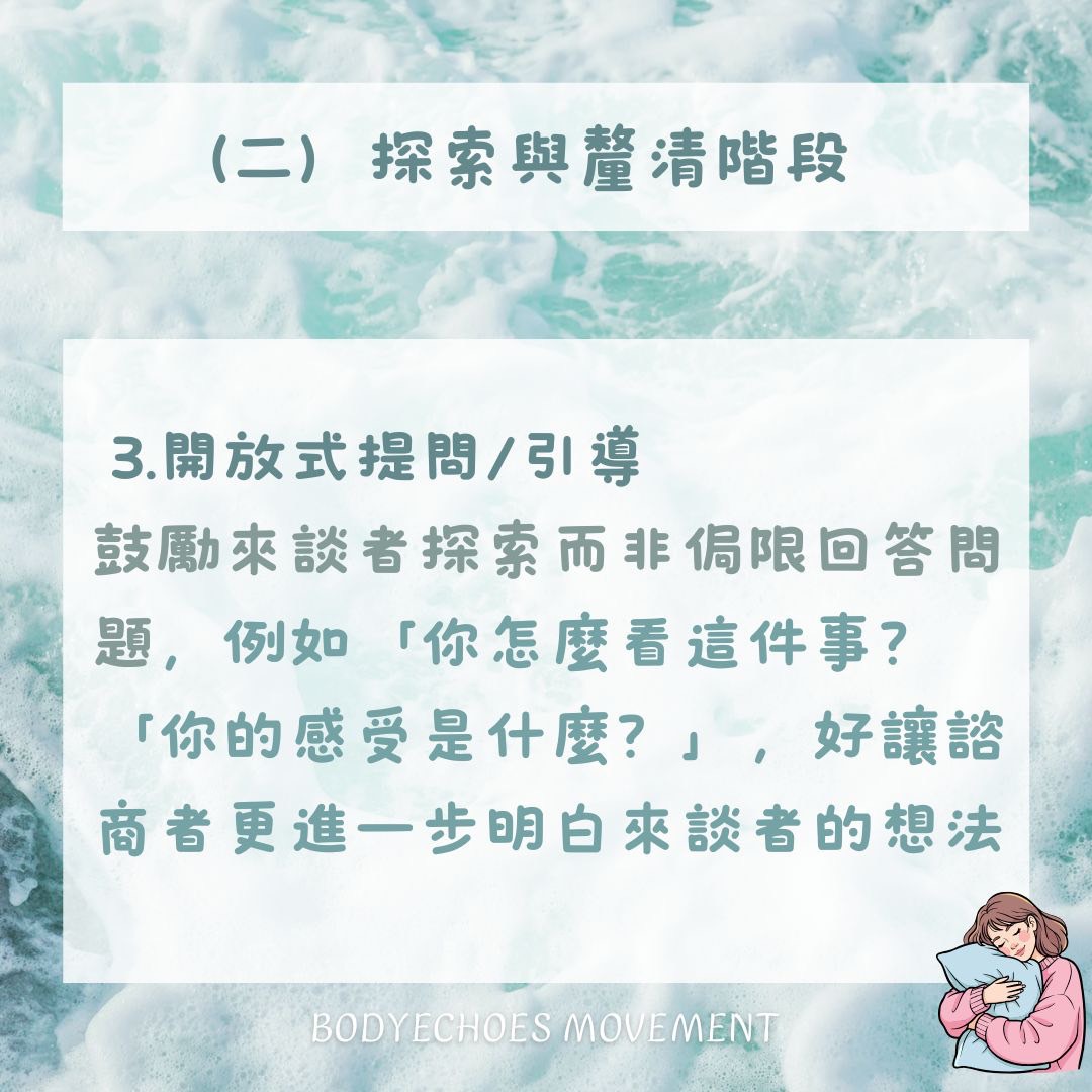 📍身語小學堂《心理晤談常用的諮商技巧》 圖片 4